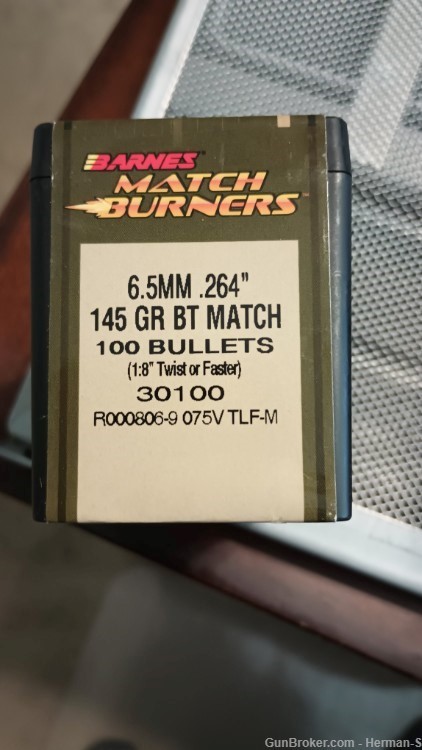 6.5mm  .264 Match Bullets  300pcs-img-2