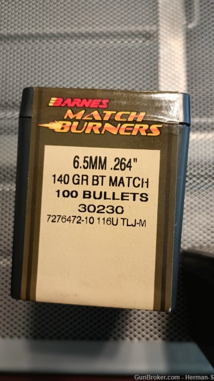 6.5mm  .264 Match Bullets  300pcs-img-3