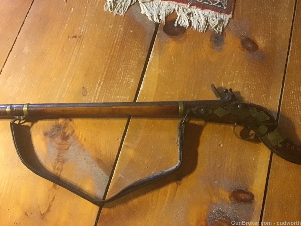 Afghanistan Jezail Rifle with British East India Co. Lock  dated 1797 -img-54