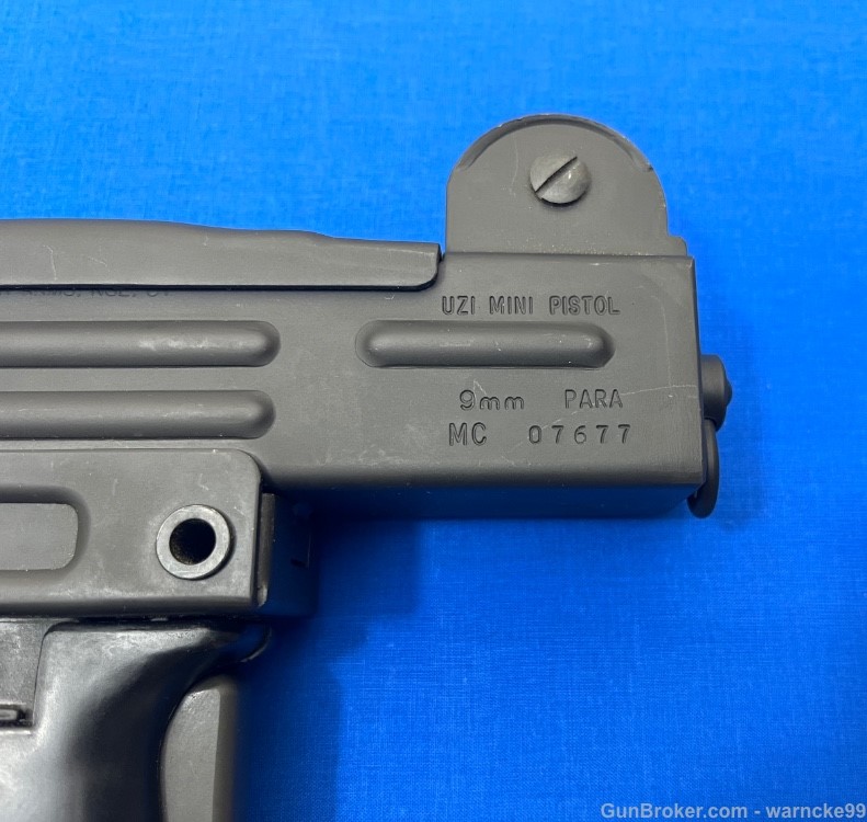 Ultra Rare NOS Vector Arms Mini Uzi Pistol, 9mm, Penny Start!-img-2