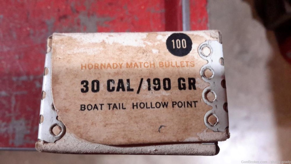 hornady 30cal .308 190gr boat tail hollow point -img-1