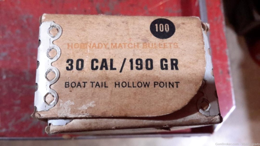 hornady 30cal .308 190gr boat tail hollow point -img-0