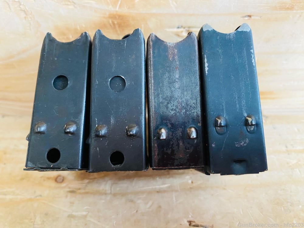 (4) M1 .30 Carbine 5 round magazines in Very nice condition-img-3