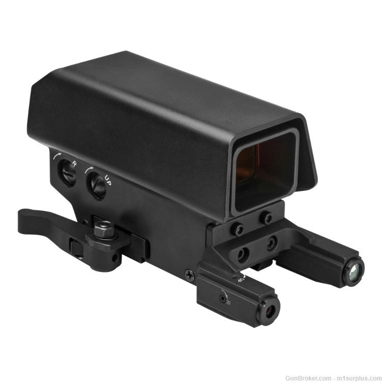 VISM Urban Dot Sight w/ Green Laser + QD Picatinny Mount fits FN AR SCAR -img-0