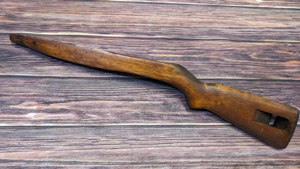 M1 Carbine Stock solid wood good condition PENNY START-img-0