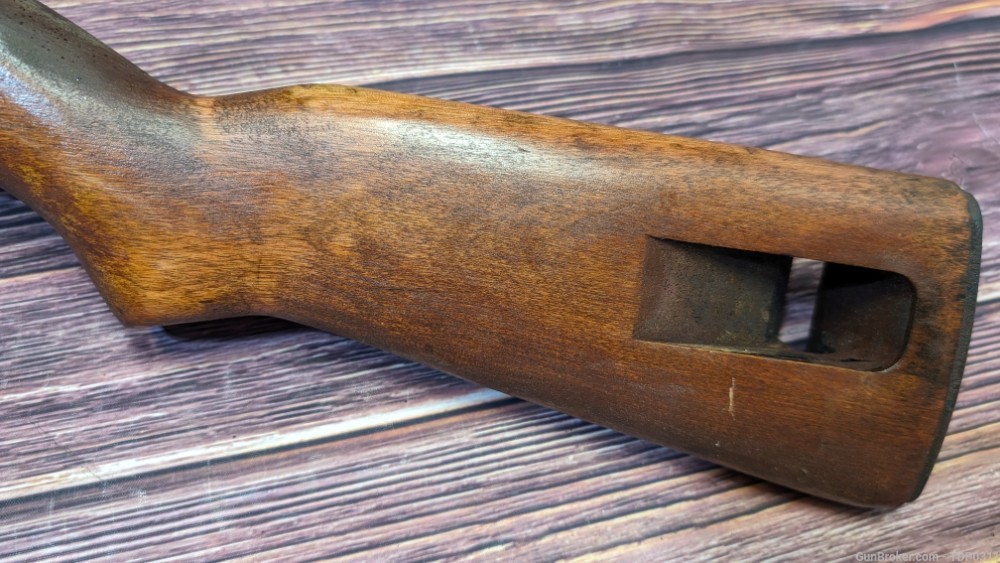 M1 Carbine Stock solid wood good condition PENNY START-img-1