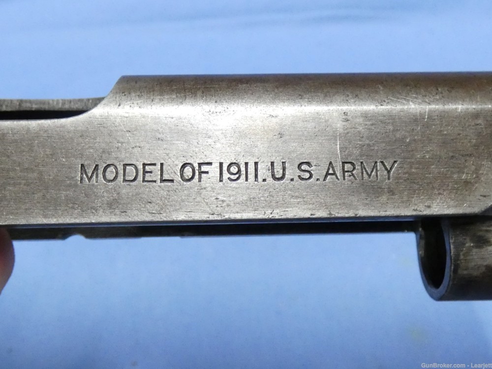 COLT US ARMY MODEL 1911 5" .45ACP 1918 W/ US HOLSTER C&R OK *NO RESERV-img-33