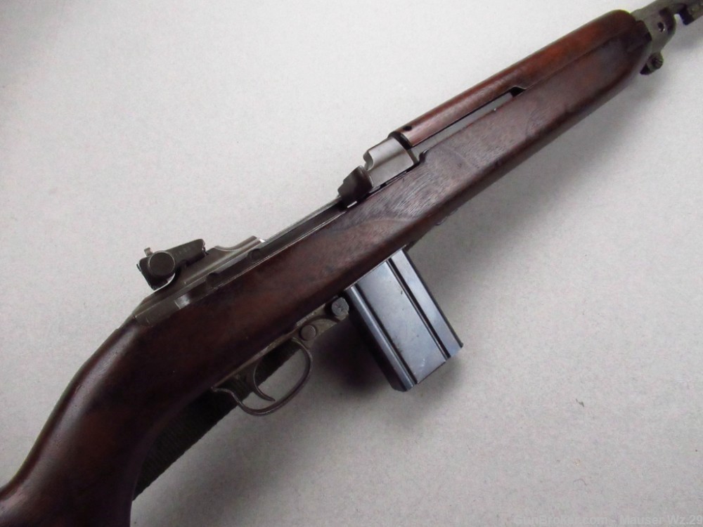 Excellent 1944 USGI M1A1 UNDERWOOD Carbine .30 Garand 1903 1911 Colt US M1-img-128