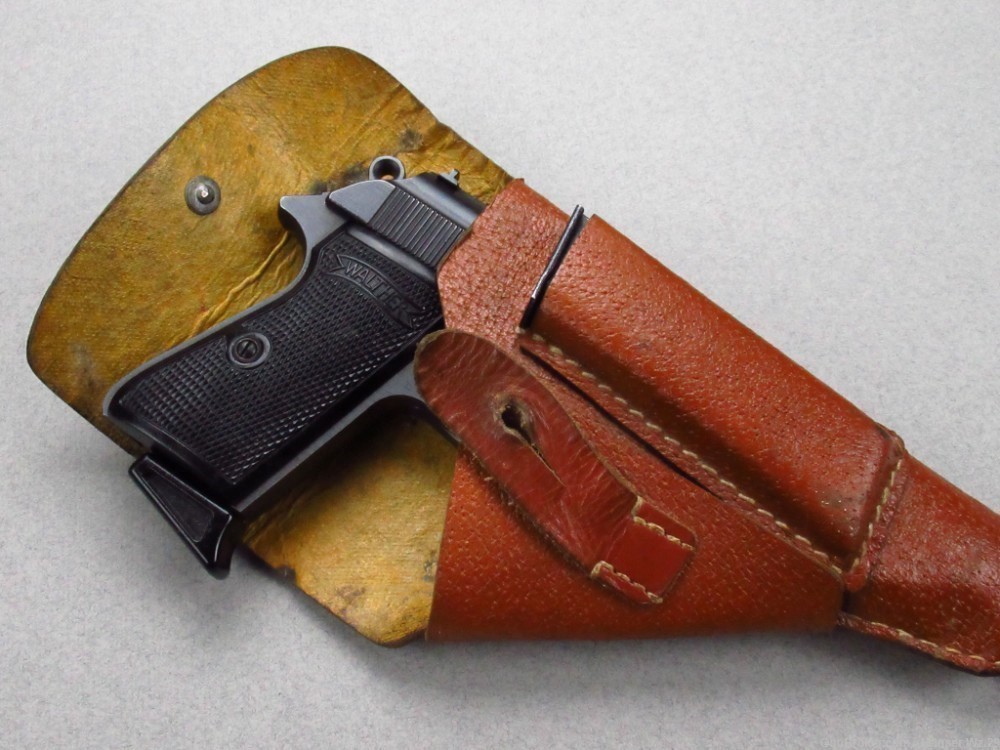 Excellent 1944  WWII Walther PP RIG German pistol PPk 7.65mm Holster P38-img-113