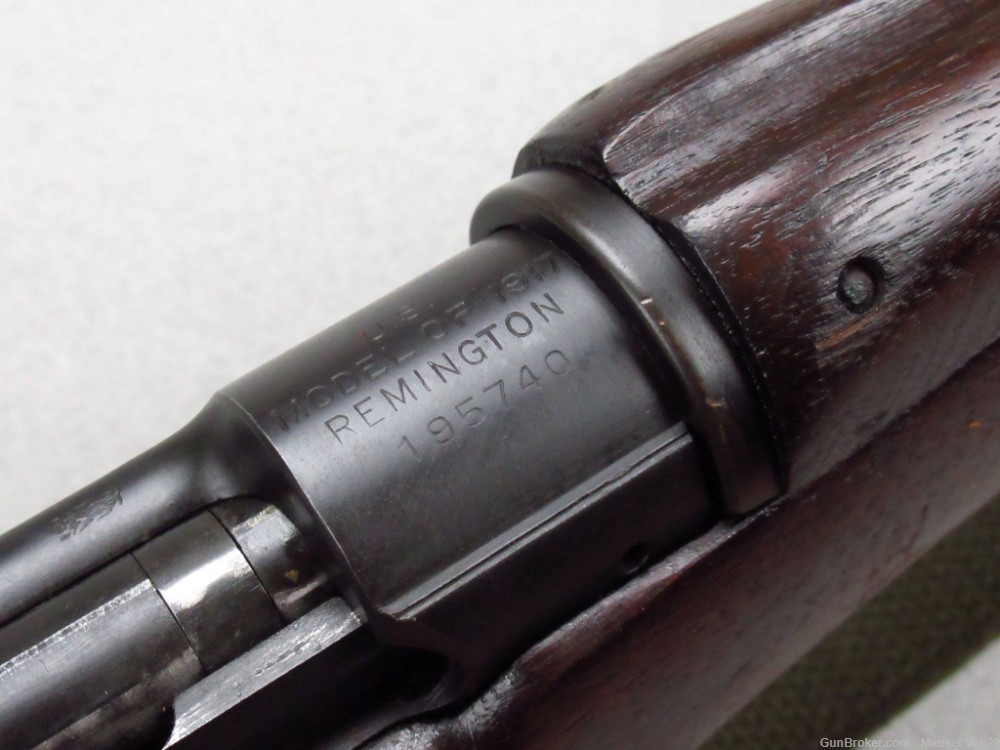 1918 WWI WWII US ARMY USGI M 1917 Remington - Winchester Rifle -img-2