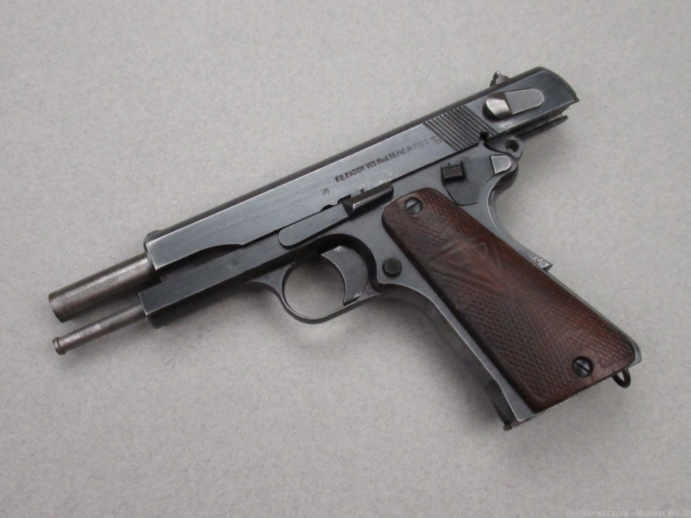  1943 German Occupation Radom VIS Polish Pistol WWII 9mm Luger P38-img-75