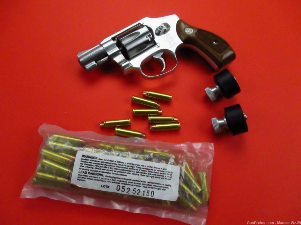 Rare 1991 S&W 632 Centennial Airweight Stainless .32  Magnum H&R-img-67