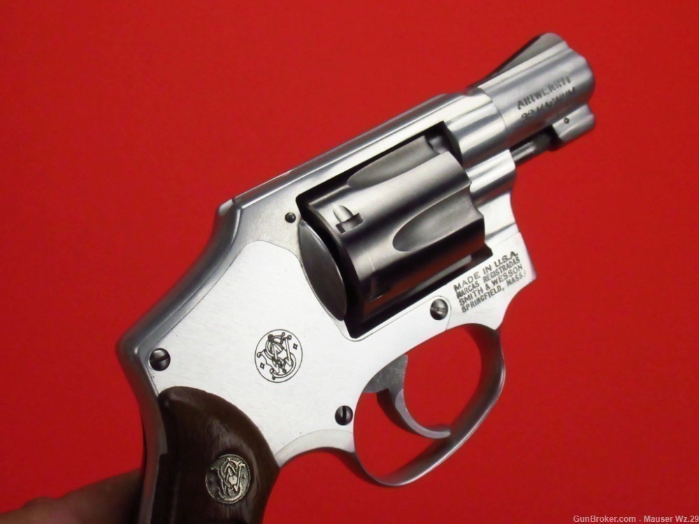 Rare 1991 S&W 632 Centennial Airweight Stainless .32  Magnum H&R-img-34