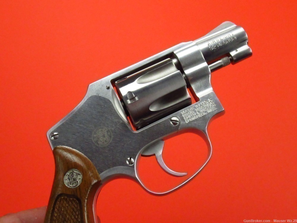 Rare 1991 S&W 632 Centennial Airweight Stainless .32  Magnum H&R-img-62