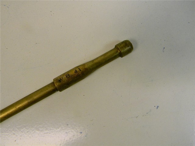 US GI WWII THOMPSON BRASS CLEANING ROD WWII DATED-img-1
