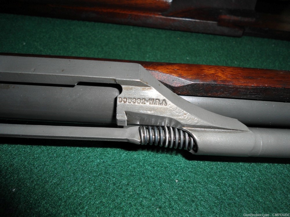 Winchester M1 Garand Rifle 1943 WRA bolt & op rod barrel like new ME1 TE1+-img-33