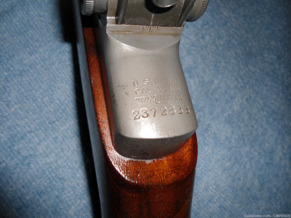 Winchester M1 Garand Rifle 1943 WRA bolt & op rod barrel like new ME1 TE1+-img-2