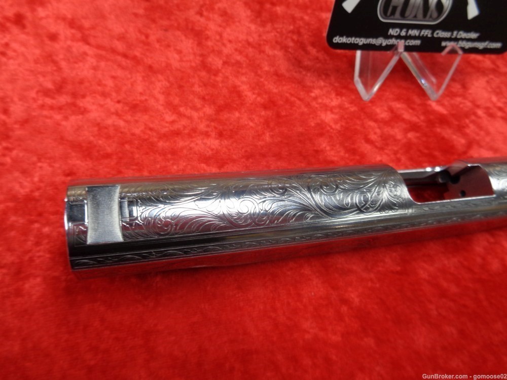 Engraved Polished 1911 Stainless Steel Slide Colt Kimber STI NEW WE TRADE!-img-9