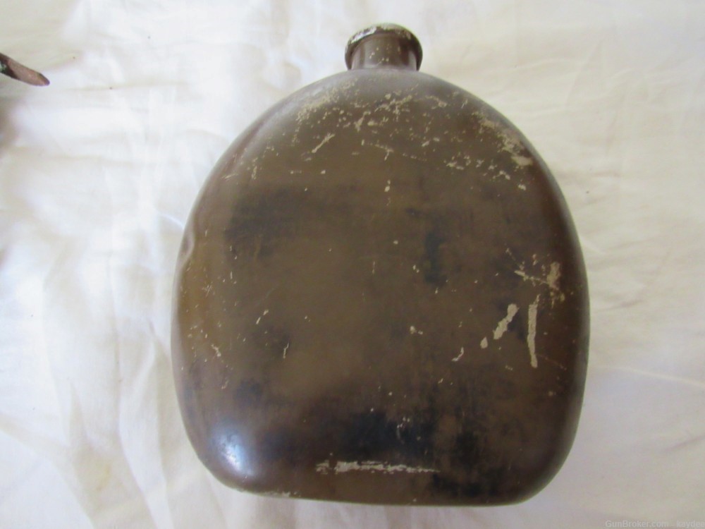 Japanese Type 94 WWII Canteen with RARE Cold Weather Cover Showa 17 (1942) -img-6