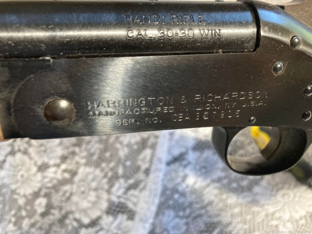 H&R Handi Rifle, 30-30. Unfired. NIB with original box and documents-img-3