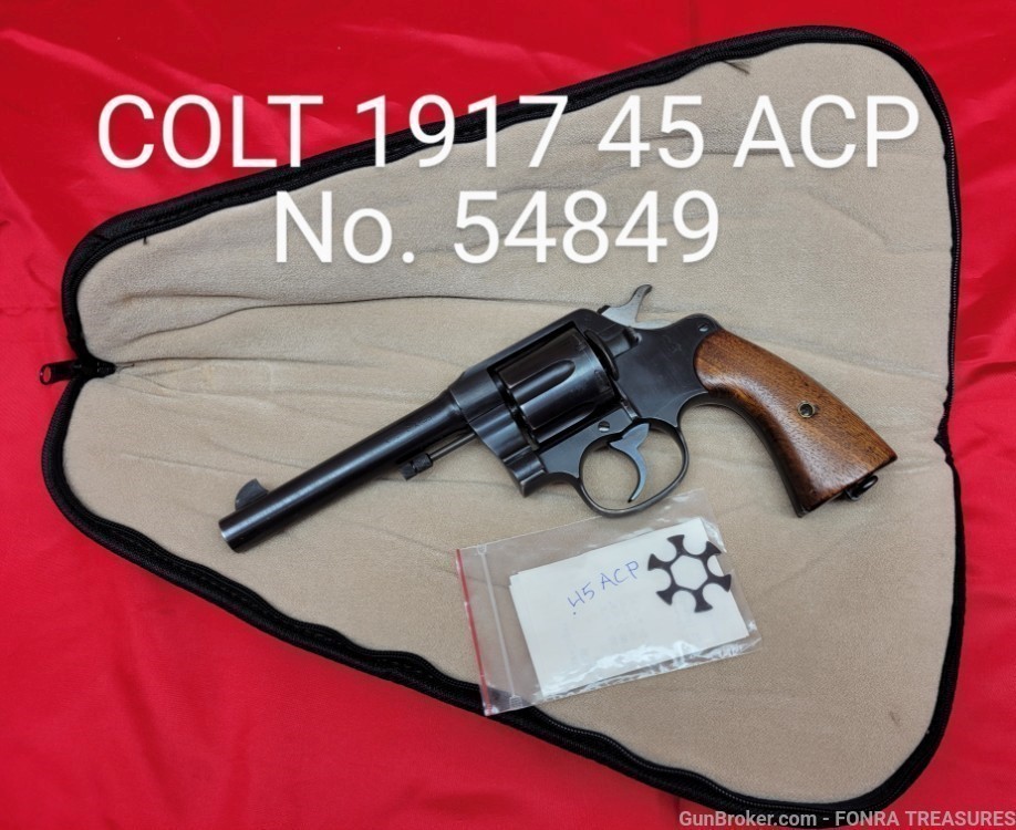 Colt U.S. Army Model 1917 45ACP * use with SAA Python Boa Cobra Detective-img-39