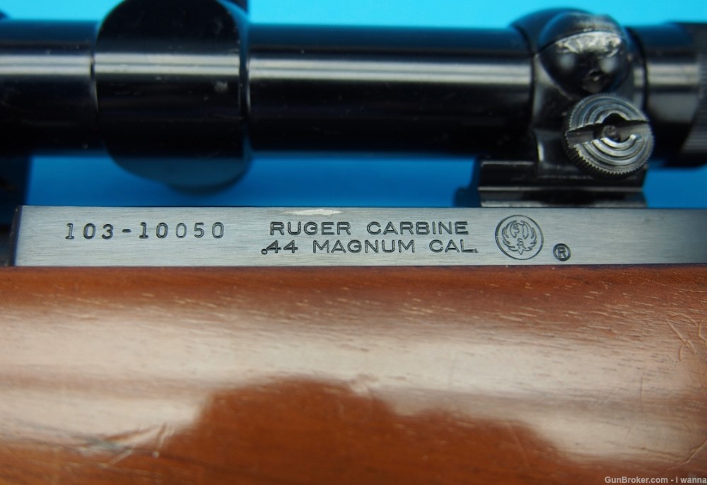 1984 Ruger .44 Carbine w/Scope *SHARP* Penny Start/No Reserve/No CC Fees!-img-19