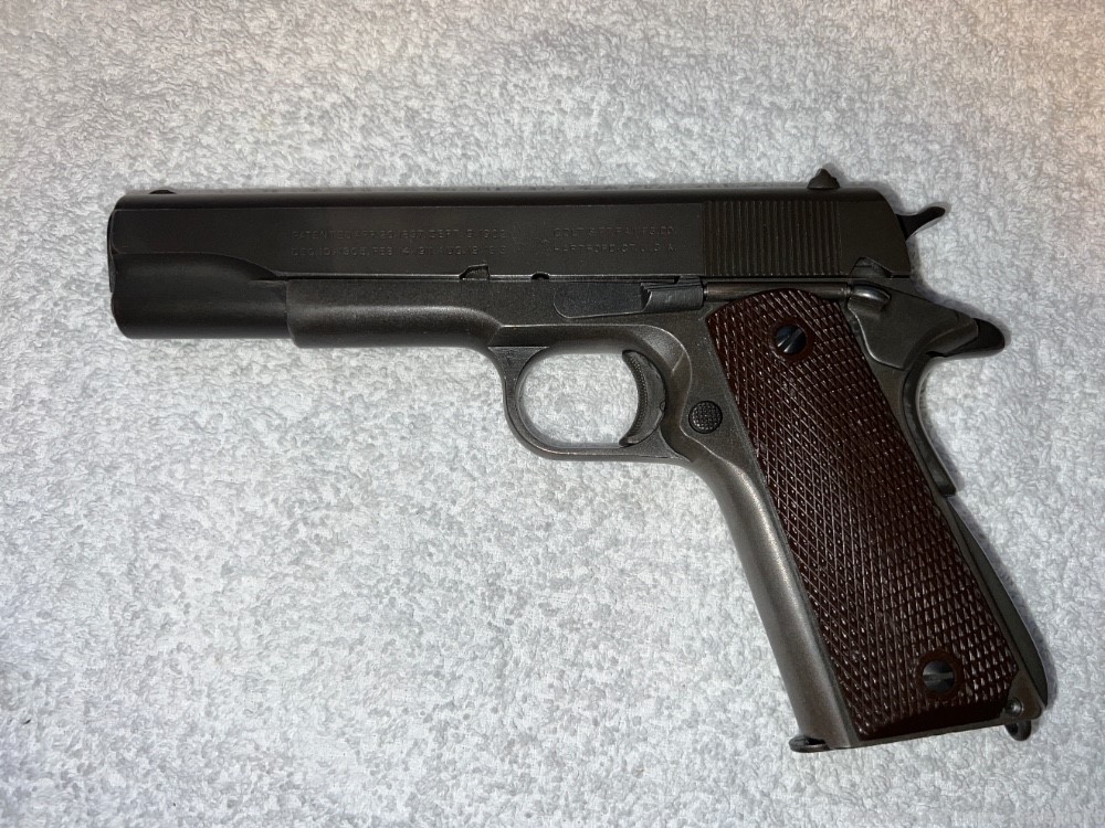 Very Fine Colt M1911A1 1911A1 1945 Vintage Semi Auto US Property-img-3