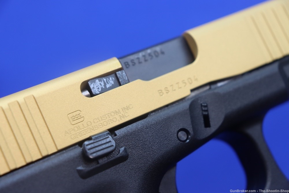 Glock Model G45 GEN5 9MM Pistol 2-TONE GOLD & BLACK 45 GEN 5 NEW 17RD NR SS-img-14