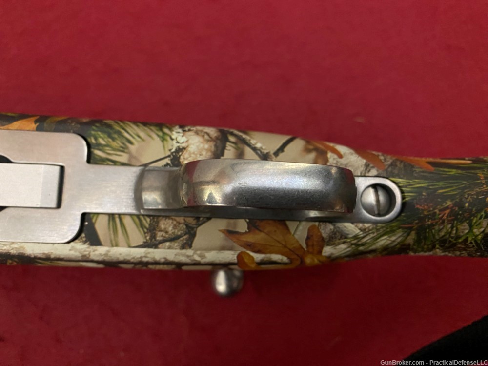 Excellent Ruger M77/44 77/44 .44 mag Stainless / Camo w/ silver Leupold VX1-img-49