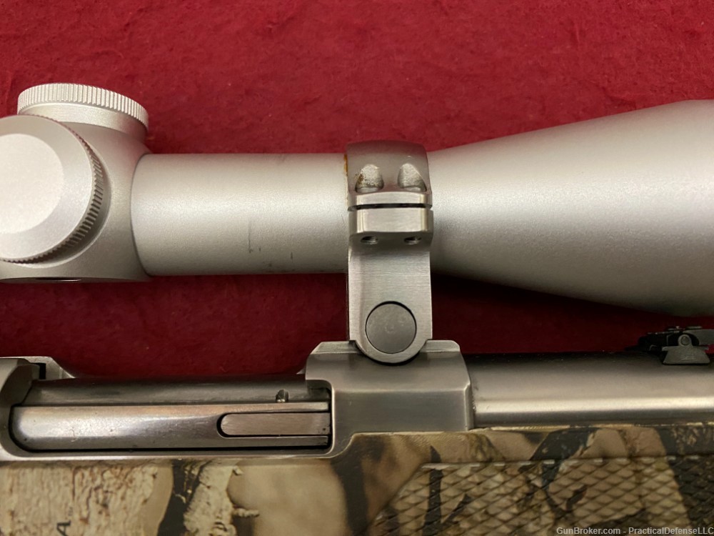 Excellent Ruger M77/44 77/44 .44 mag Stainless / Camo w/ silver Leupold VX1-img-15