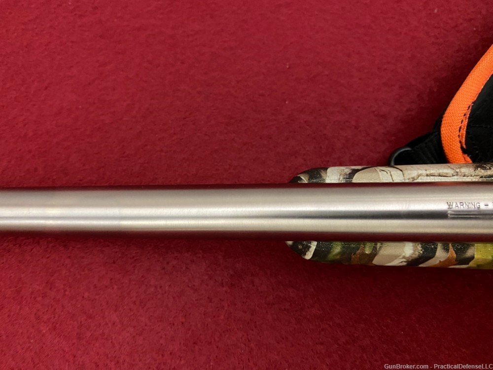 Excellent Ruger M77/44 77/44 .44 mag Stainless / Camo w/ silver Leupold VX1-img-69