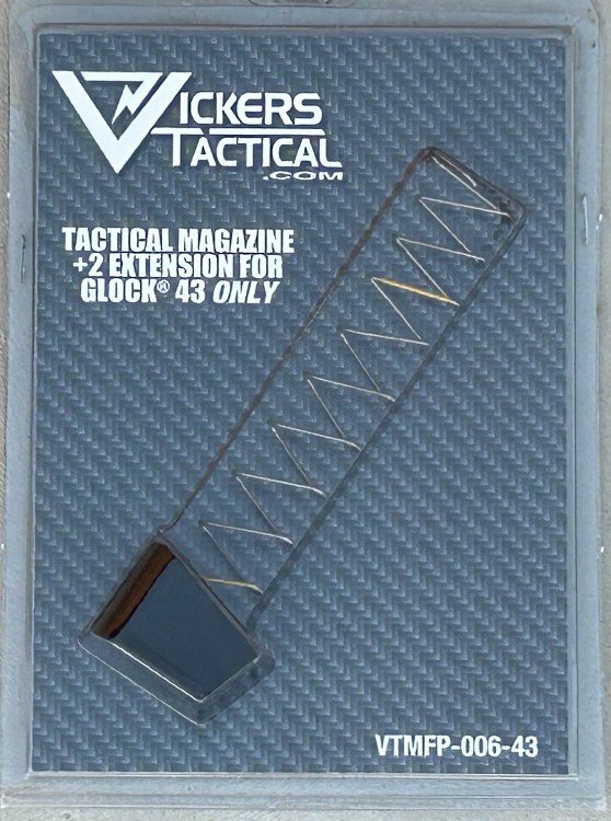 Glock 43 +2 Magazine Extensions-img-0