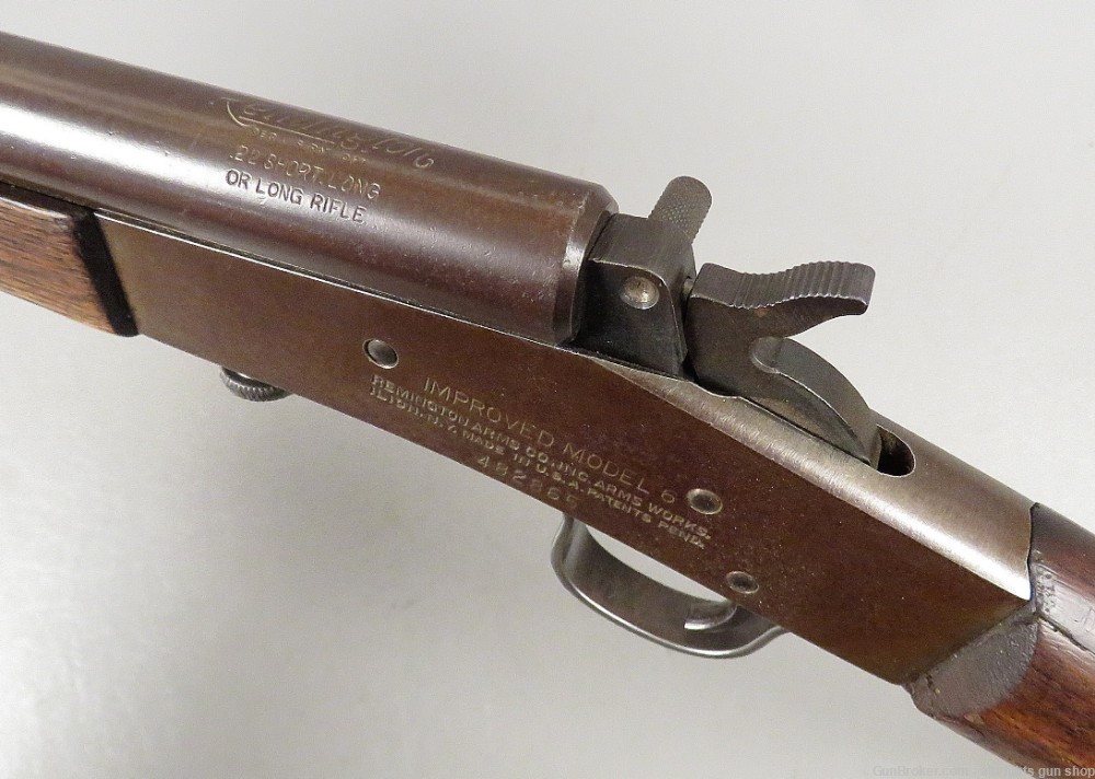 REMINGTON Model 6 IMPROVED ROLLING BLOCK 22 LR Rifle No6 GOOD BORE C&R OK-img-21