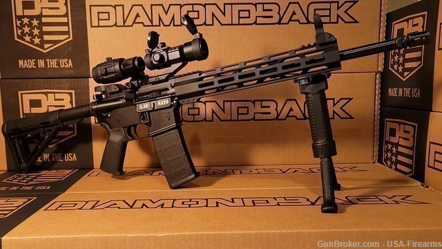 Diamondback AR 15 Tactical ar Package Rifle 5.56 NATO .223 DB 15 -img-8
