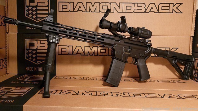 Diamondback AR 15 Tactical ar Package Rifle 5.56 NATO .223 DB 15 -img-1