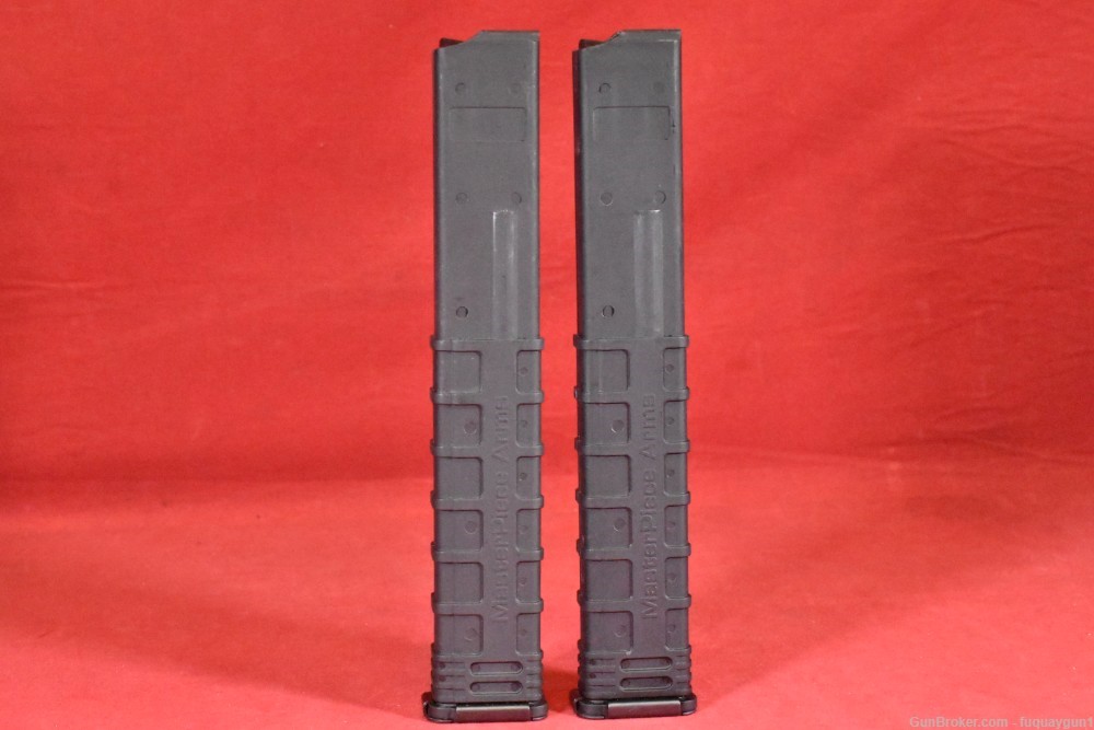 Masterpiece Arms Defender 9mm Magazines 30rd *LOT OF 2* MPA Defender Mags  -img-1