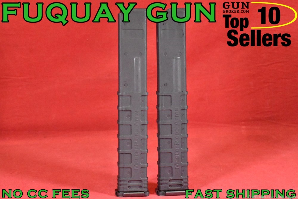 Masterpiece Arms Defender 9mm Magazines 30rd *LOT OF 2* MPA Defender Mags  -img-0