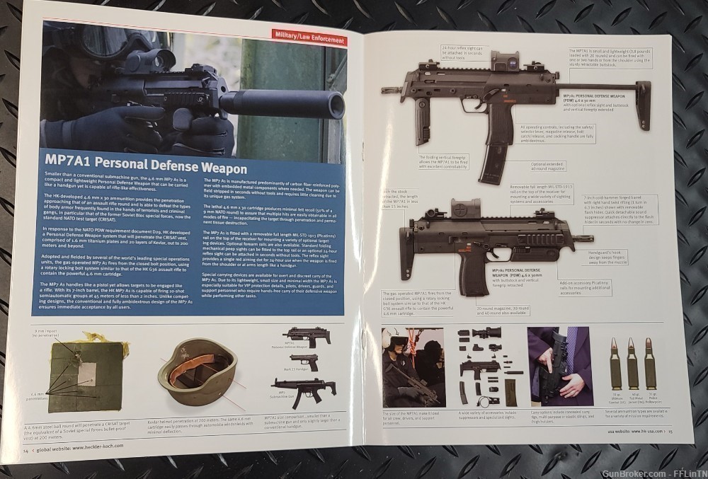 Heckler and Koch 2012 Product Catalog MR556 MP5 MP7 G36 UMP MG4E - 27 Pages-img-2