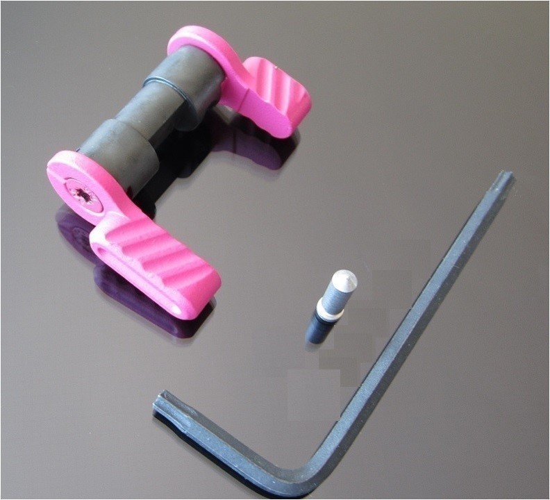 Battle Arms BAD-ASS AMBIDEXTROUS Safety Selector PINK Cerakote NEW-img-0