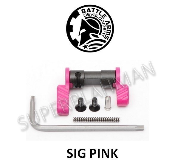 Battle Arms BAD-ASS AMBIDEXTROUS Safety Selector PINK Cerakote NEW-img-2
