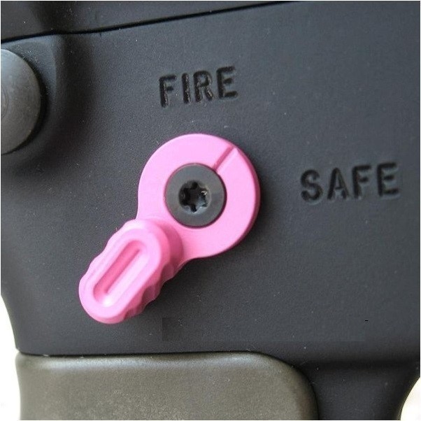 Battle Arms BAD-ASS AMBIDEXTROUS Safety Selector PINK Cerakote NEW-img-1