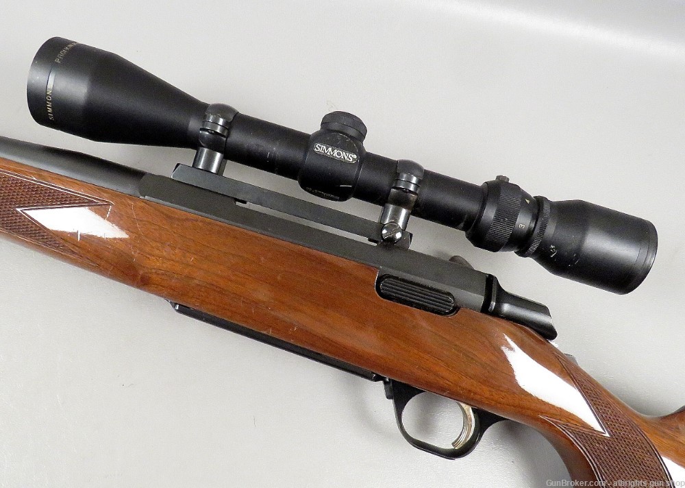 BROWNING A-BOLT 7MM REM MAG Bolt Action Rifle & Simmons 3 X 9 Scope -img-9