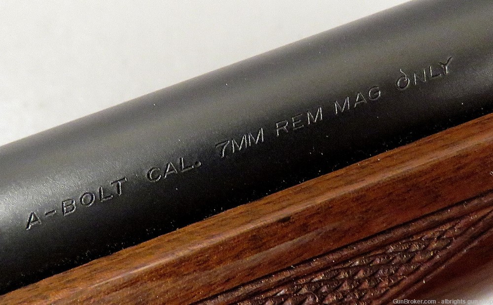 BROWNING A-BOLT 7MM REM MAG Bolt Action Rifle & Simmons 3 X 9 Scope -img-59