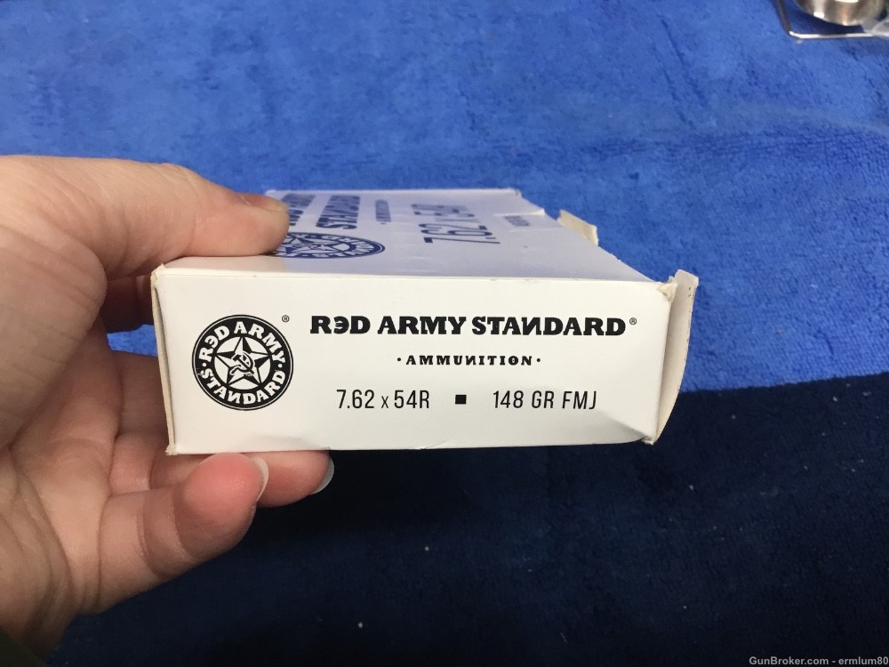 Red Army 7.62x54R 148gr FMJ Ammo 400 rounds -img-2