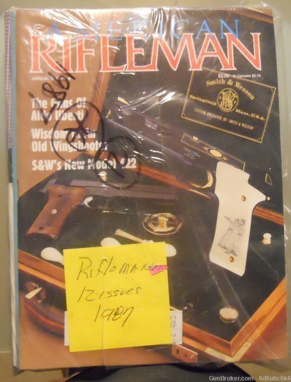 AMERICAN RIFLEMAN - 12 Back Issues - various years-img-0