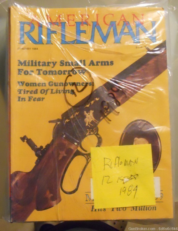 AMERICAN RIFLEMAN - 12 Back Issues - various years-img-1