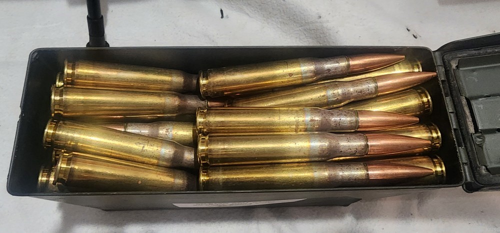 130 Rounds of .50 BMG APIT + 30 660gr FMJ in Ammo Tin with Desiccants -img-1