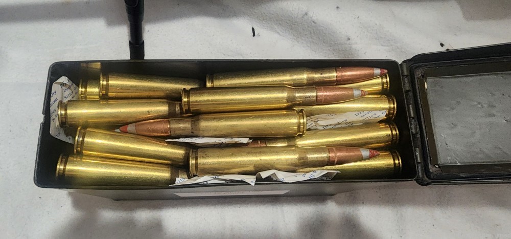 130 Rounds of .50 BMG APIT + 30 660gr FMJ in Ammo Tin with Desiccants -img-3