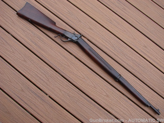 Winchester US Model 1885 Low Wall Winder Musket 22 Short 28" NEEDS  WORK -img-1