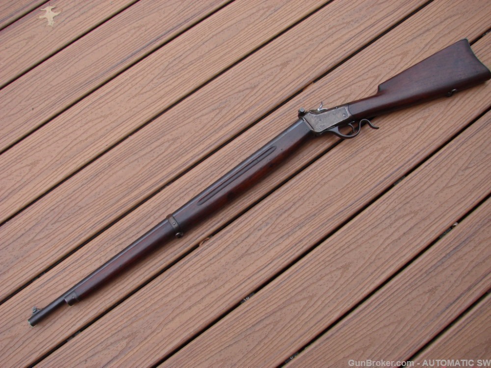 Winchester US Model 1885 Low Wall Winder Musket 22 Short 28" NEEDS  WORK -img-38